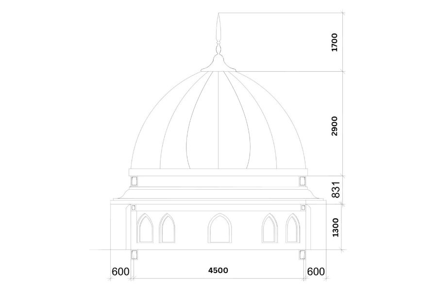 Learning Centre Tomb Model