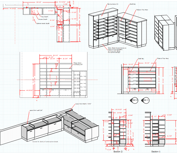 Millwork-shop-drawings