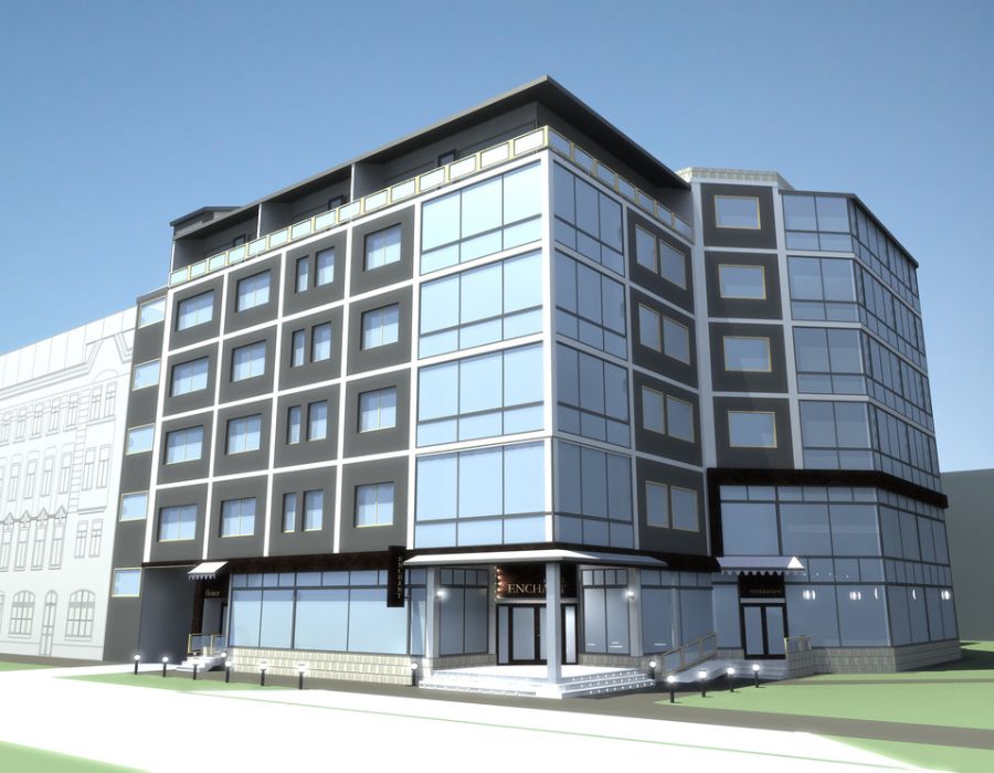 Commercial BIM 3D Model