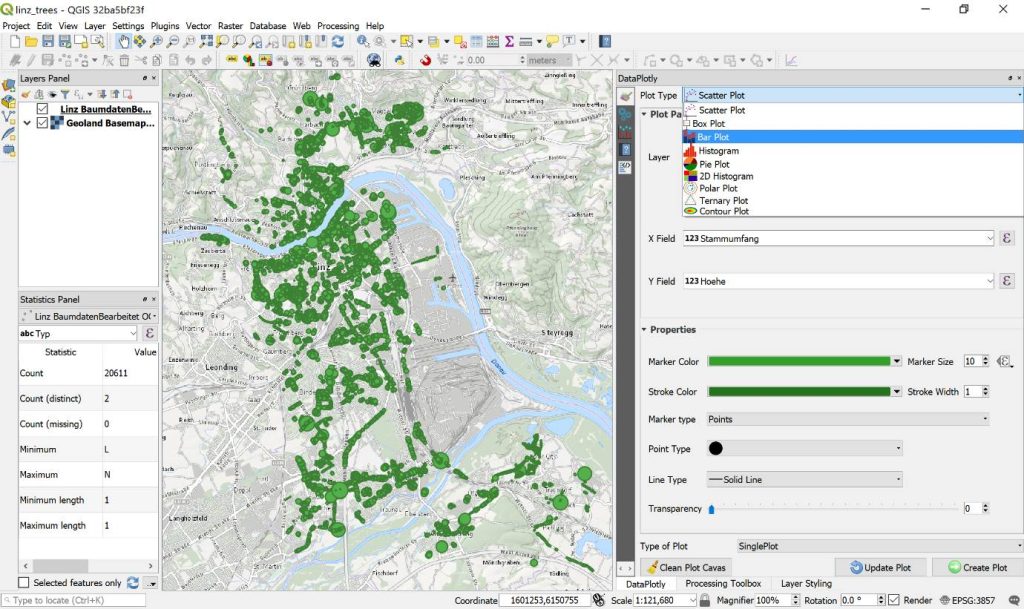 QGIS 3 - software for construction site