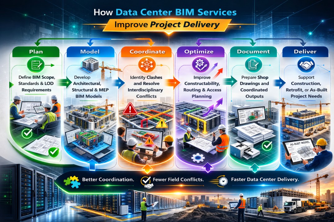 outsource data center BIM services